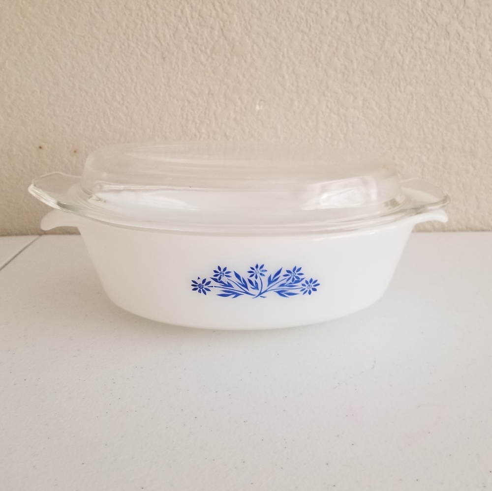 Fireking cornflower baking dish